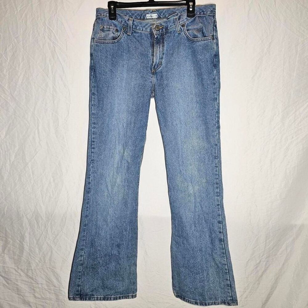 vintage y2k low rise bootcut flare light wash jeans